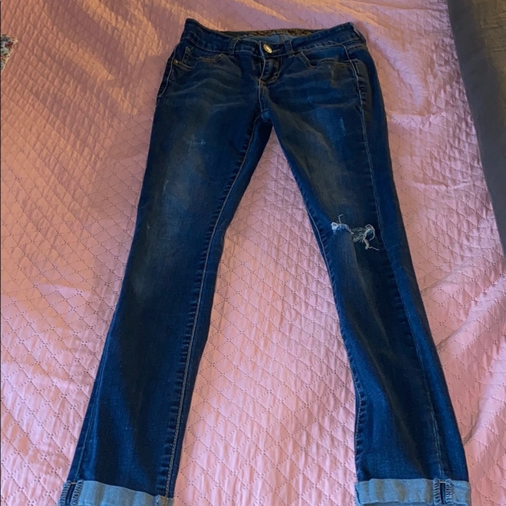 Wax Jean Skinny Jeans